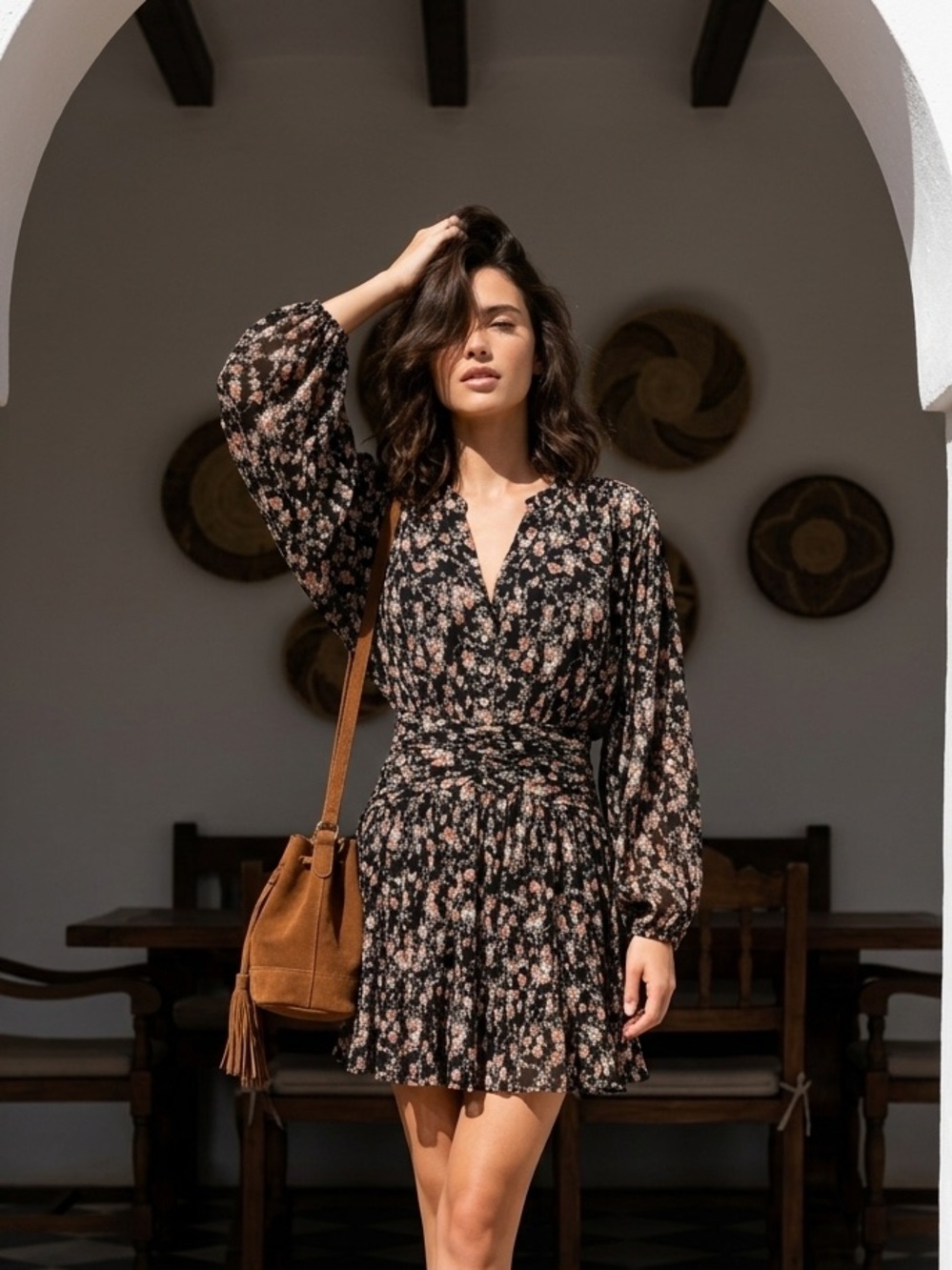 By Together Chiffon dress Sz Small